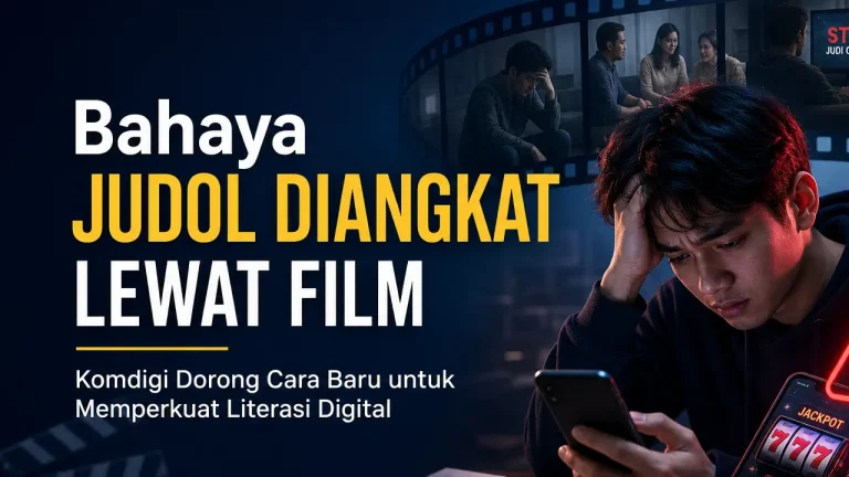 Bahaya Judol Diangkat Lewat Film Komdigi Dorong Cara Baru untuk Memperkuat Literasi Digital